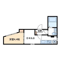 葛西駅 徒歩5分 4階の物件間取画像